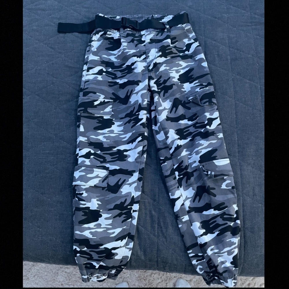 Camo cargo pants